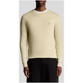 Lyle & Scott — Beiges Herren-Sweatshirt aus Baumwolle