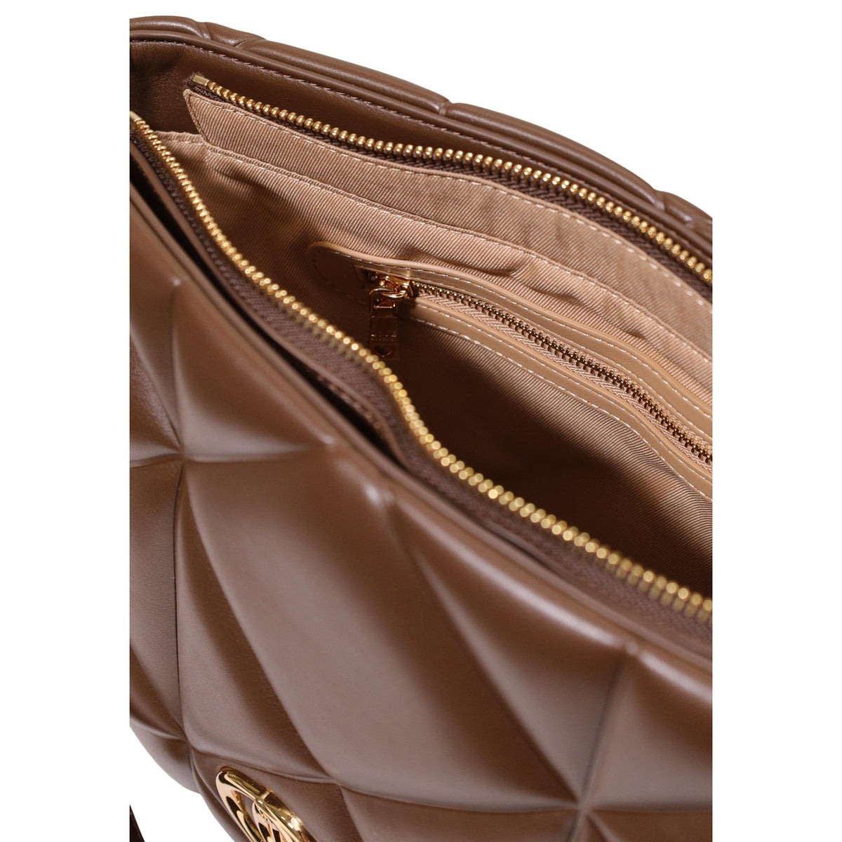 Love Moschino — Braune Handtasche 30 × 24 × 10 cm Damen — Ansicht 4
