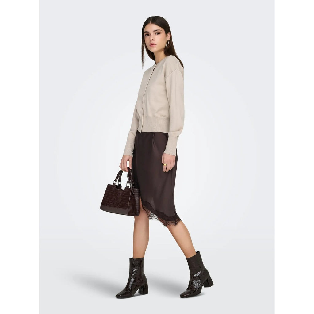 Only — ONLMIO Damen-Strickjacke mit Rundhalsausschnitt — Ansicht 4