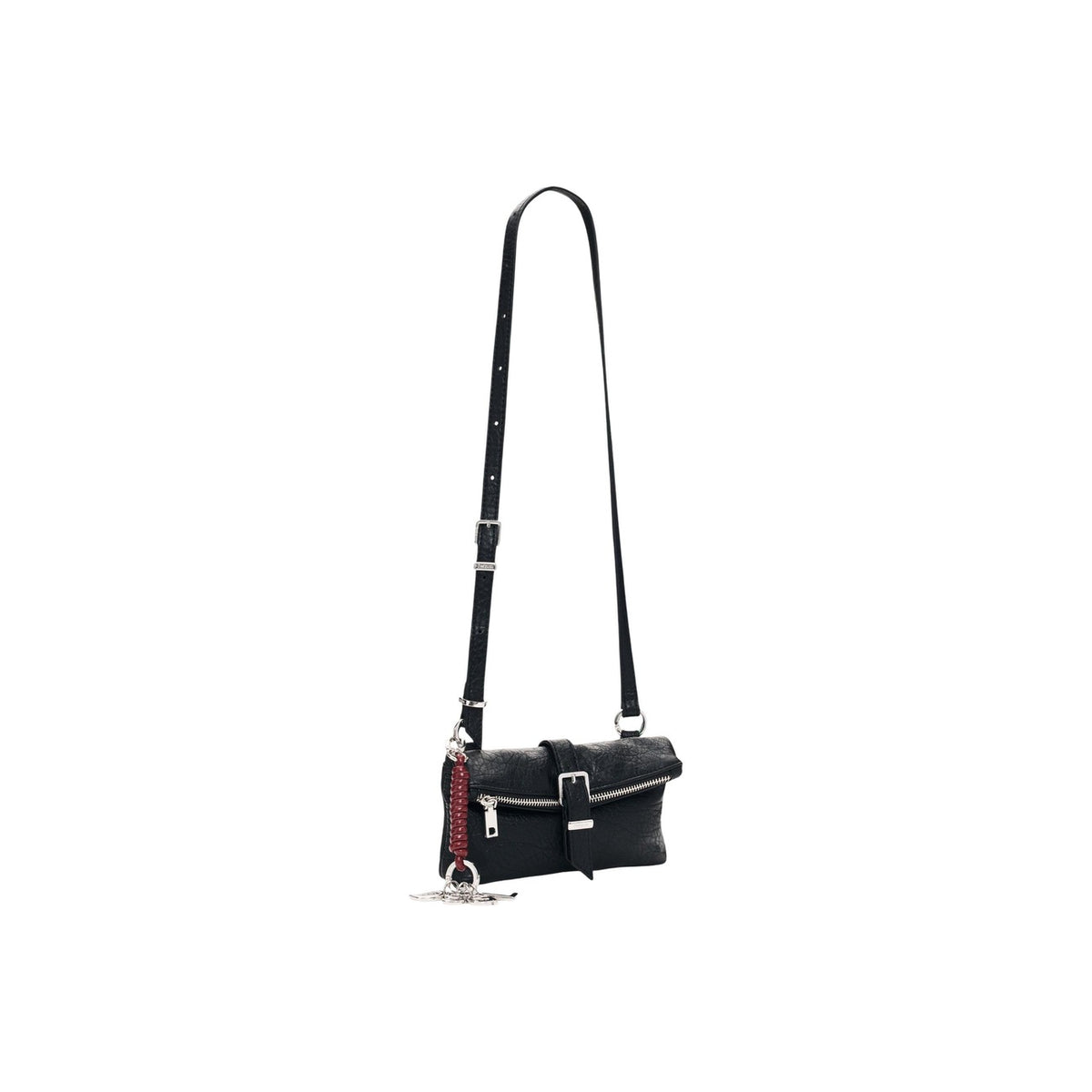 Desigual — Portefeuille Mone Half Logo Clutch Mic noir femme — vue 2