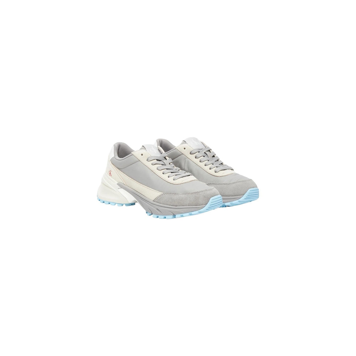 Calvin Klein Jeans — Baskets YW0YW01852 Grises en cuir femme — vue 2