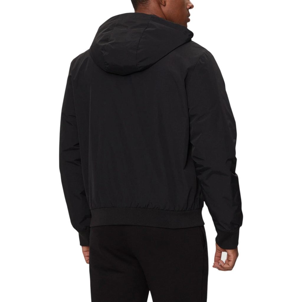 EA7 — Men’s black hooded jacket — view 3