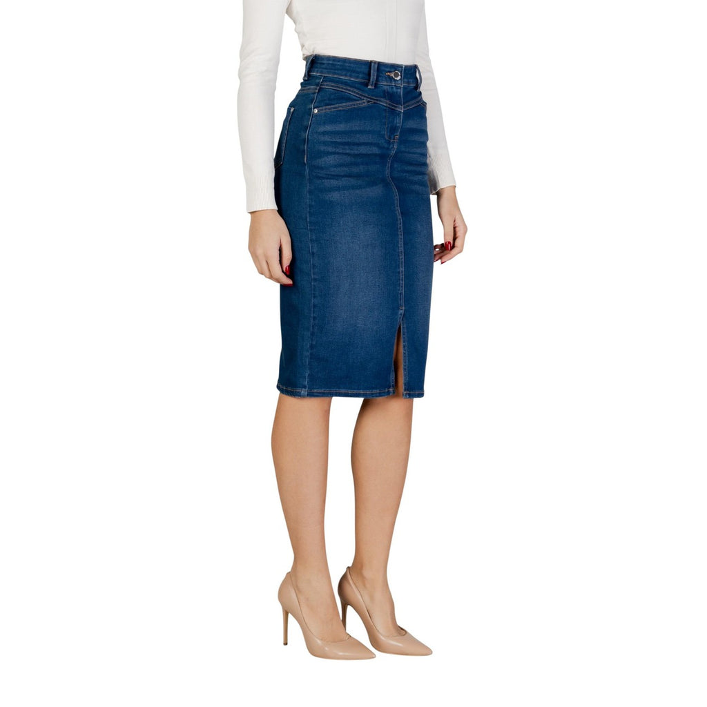 Morgan — Women's blue skirt — view 4
