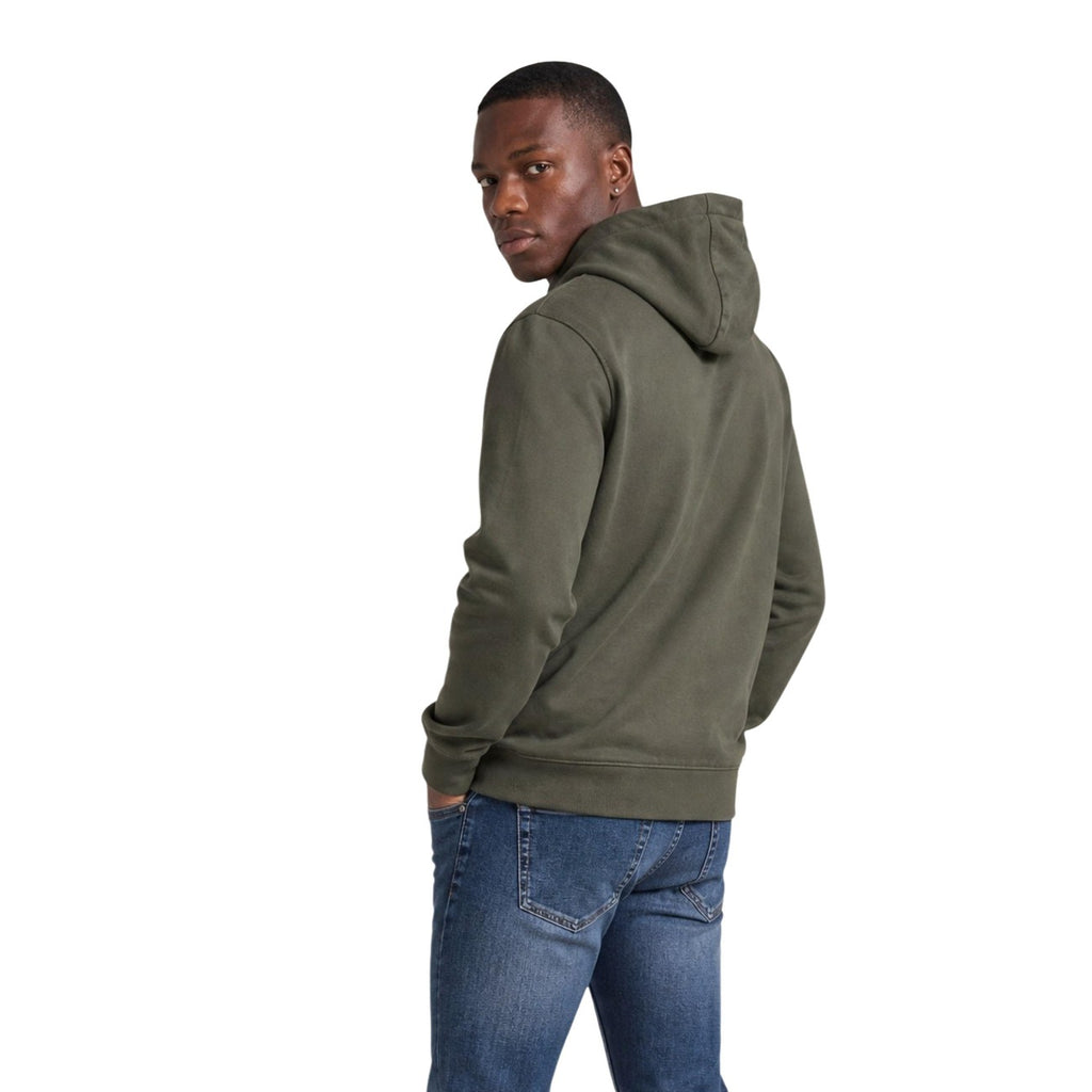 Calvin Klein Jeans — Sweat à capuche vert homme — vue 3