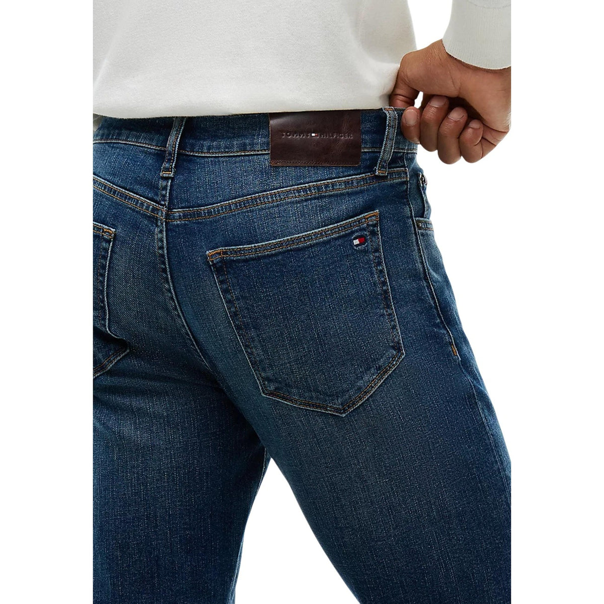 Tommy Hilfiger — Denton Slim Straight jeans voor heren blauw — afbeelding 3