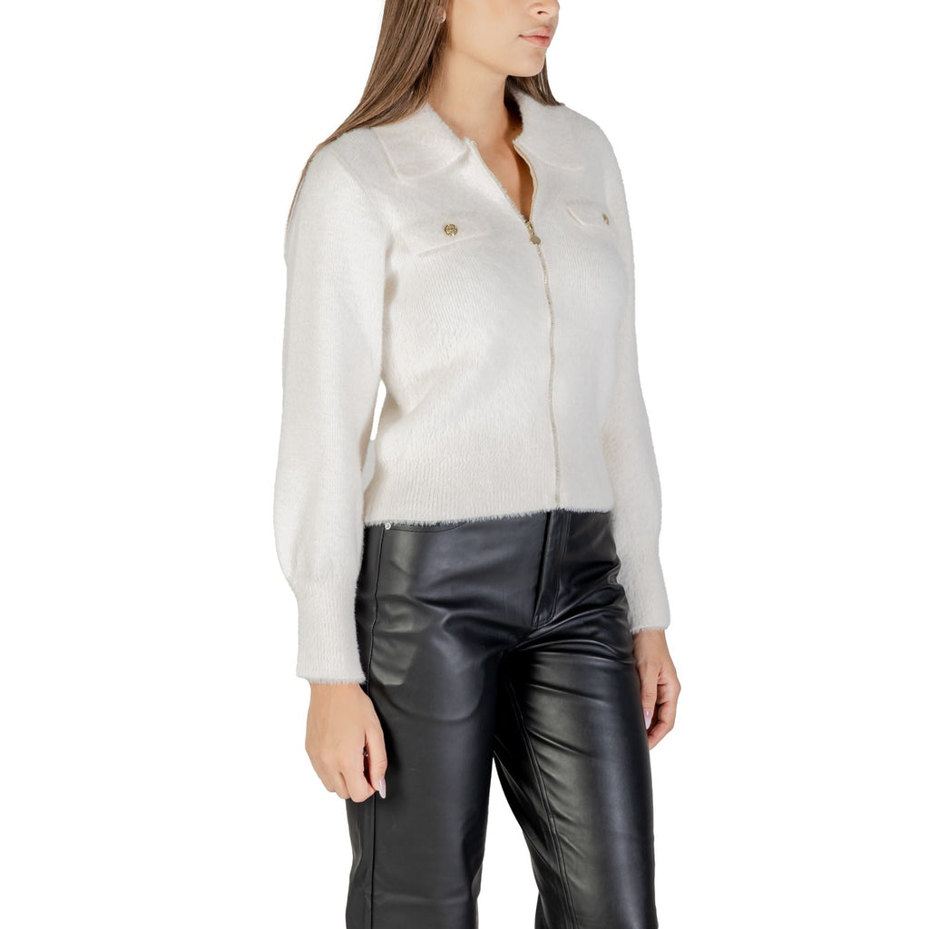 Morgan — Pull blanc manches longues femme — vue 3
