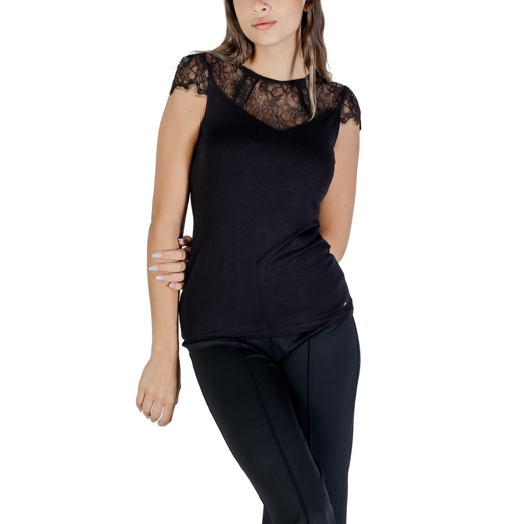 Morgan — Top Giulia en dentelle noir femme — vue 5