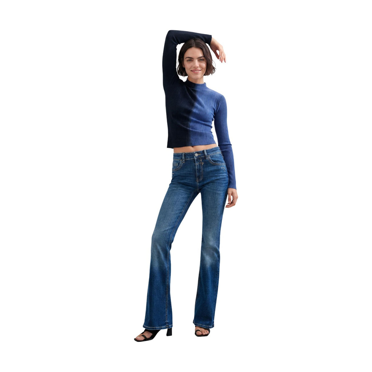 Desigual — Blauwe denim jeans Lindsay voor dames — afbeelding 5