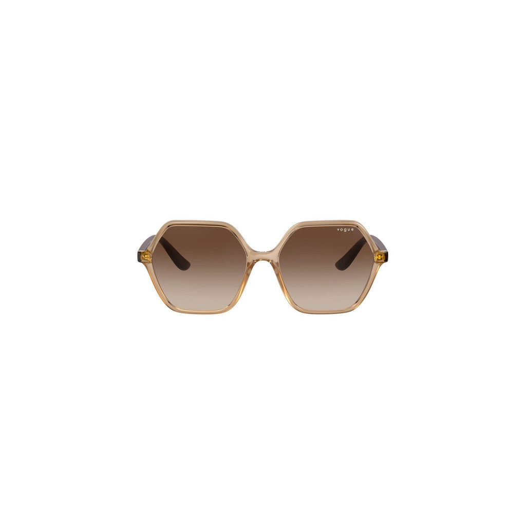 Vogue Eyewear — Women's beige rectangular acetate sunglasses