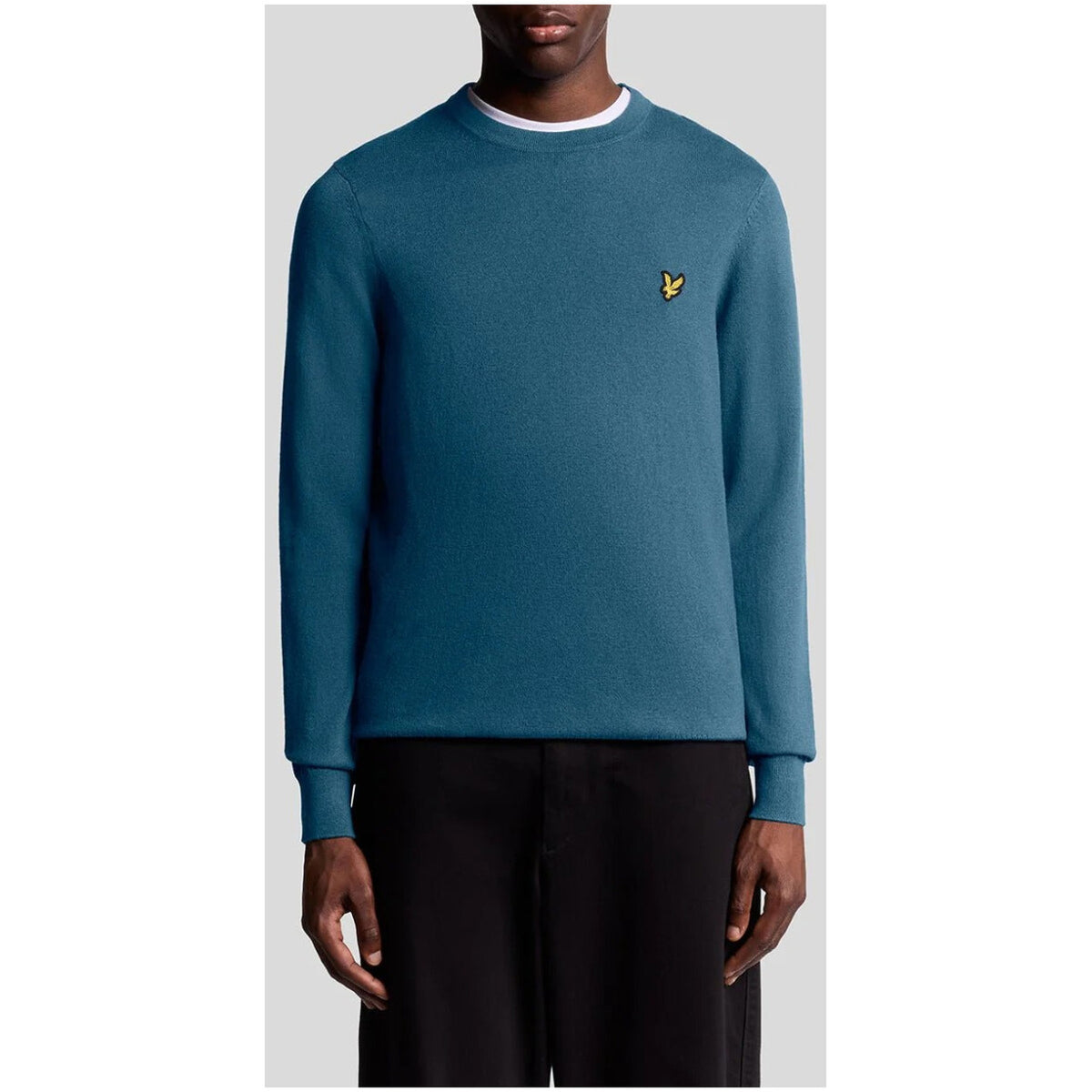 Lyle & Scott — Pull coton et laine mérinos homme — vue 5