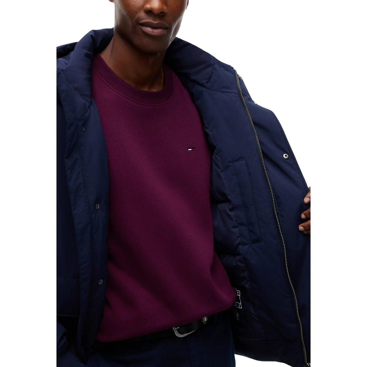 Tommy Jeans — Veste à capuche homme — vue 3 — Bleu marine