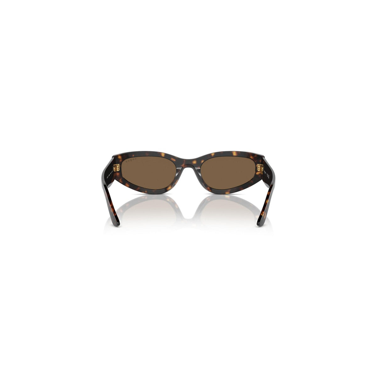 Vogue Eyewear — Women's 54mm Brown Acetate Geometric Sunglasses — view 5