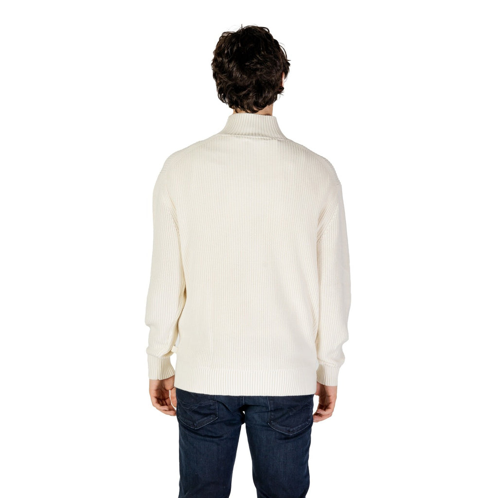 Calvin Klein Jeans — Pull J30J326204 blanc homme — vue 2