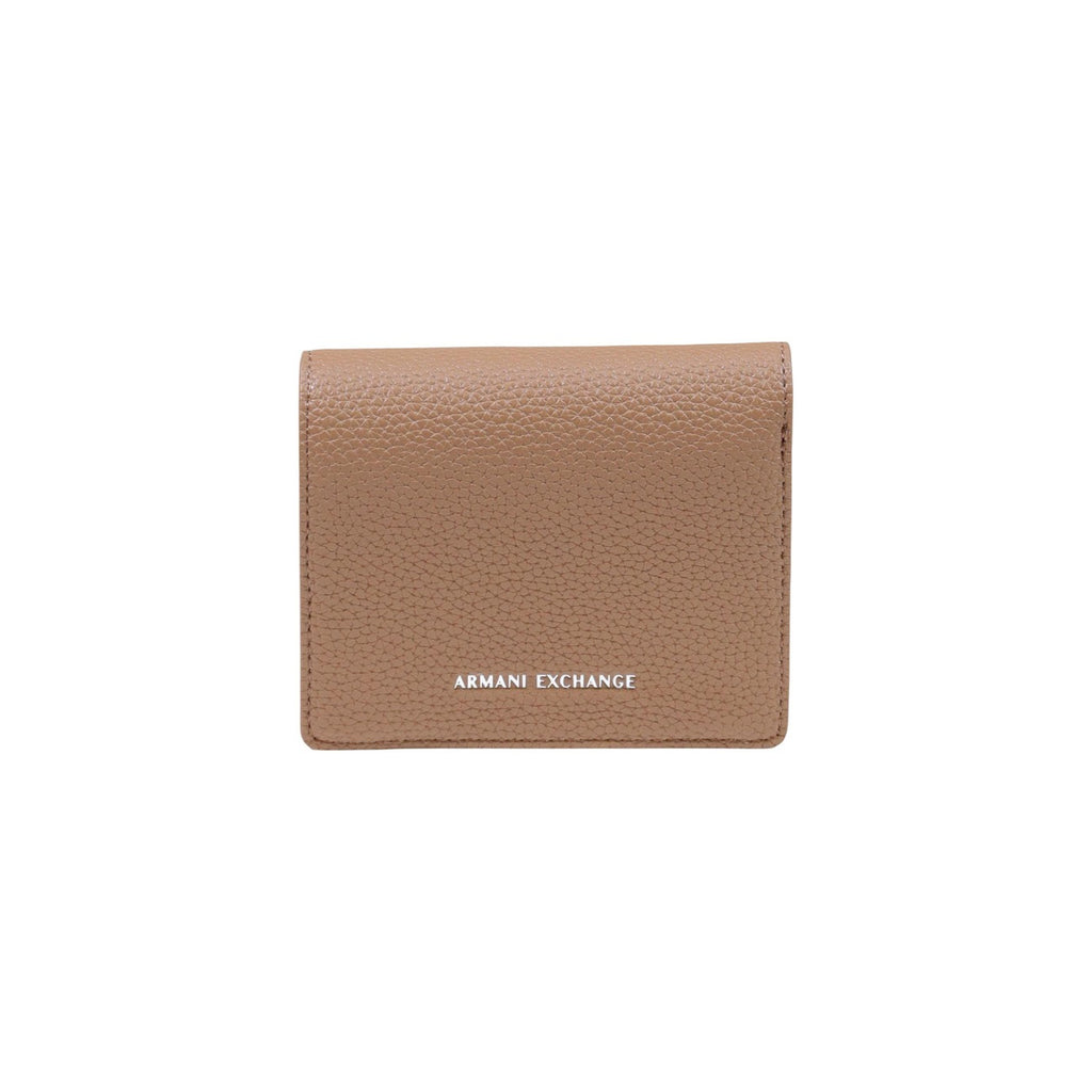 Armani Exchange — Compacte beige damesportemonnee — afbeelding 3