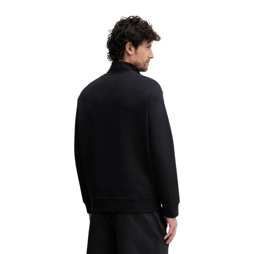 Armani Exchange — Sweat en coton stretch noir homme — vue 3
