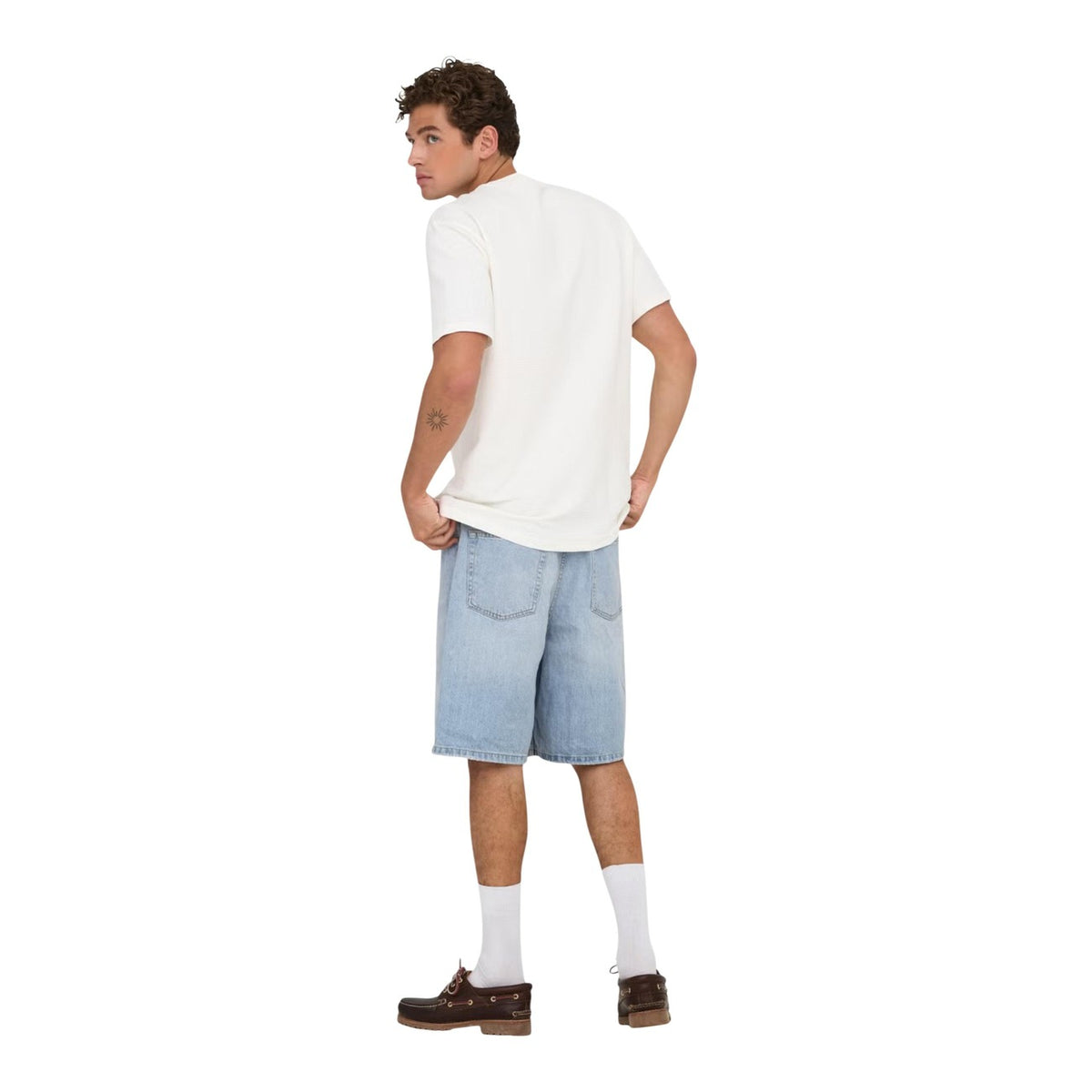 Only & Sons — Short Fade bleu homme — vue 2