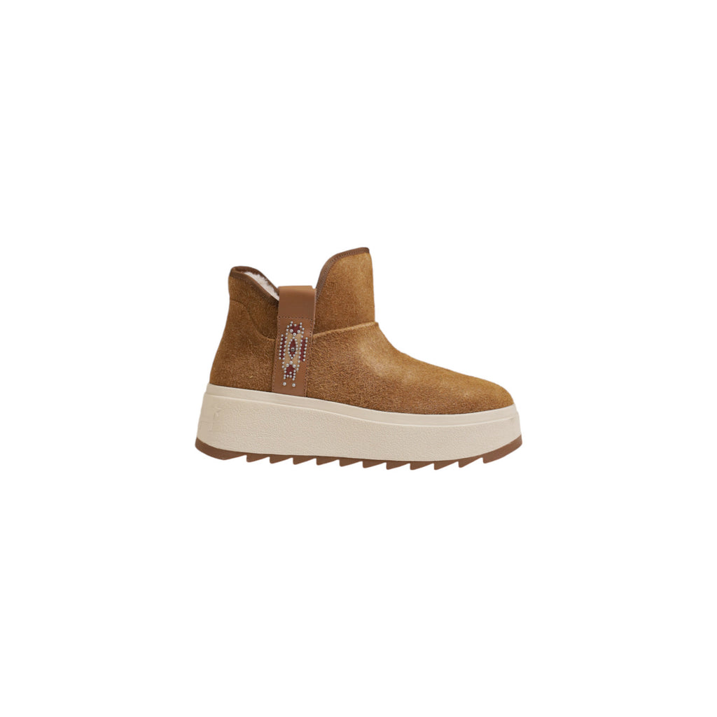 Ash — MASK camel women’s platform ankle boots