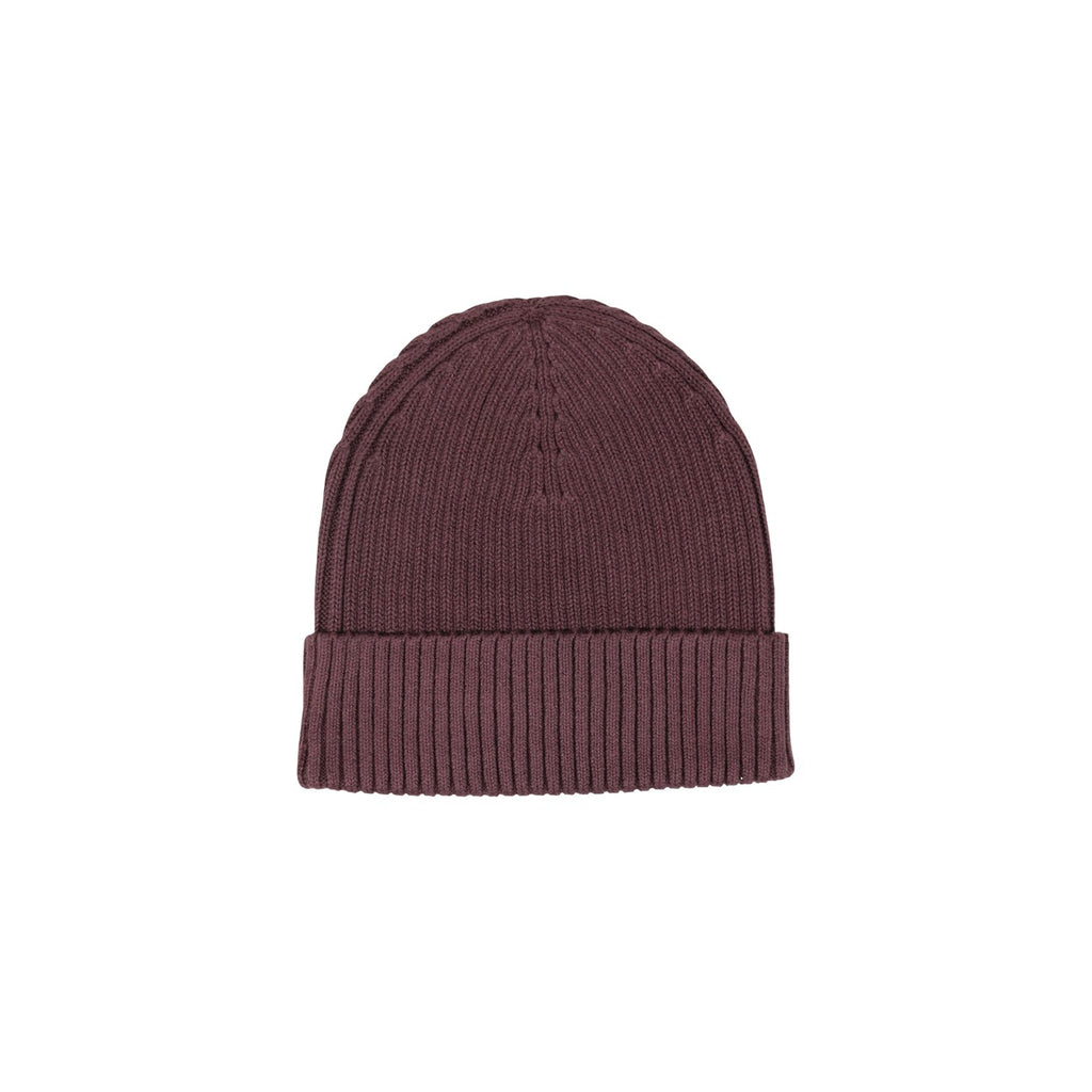 Calvin Klein — Women's Purple Chunky Rib Beanie — view 3