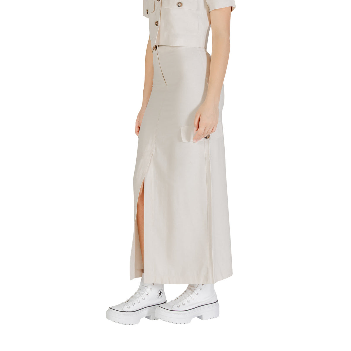 Jacqueline de Yong — Jupe 15347805 gris femme — vue 3
