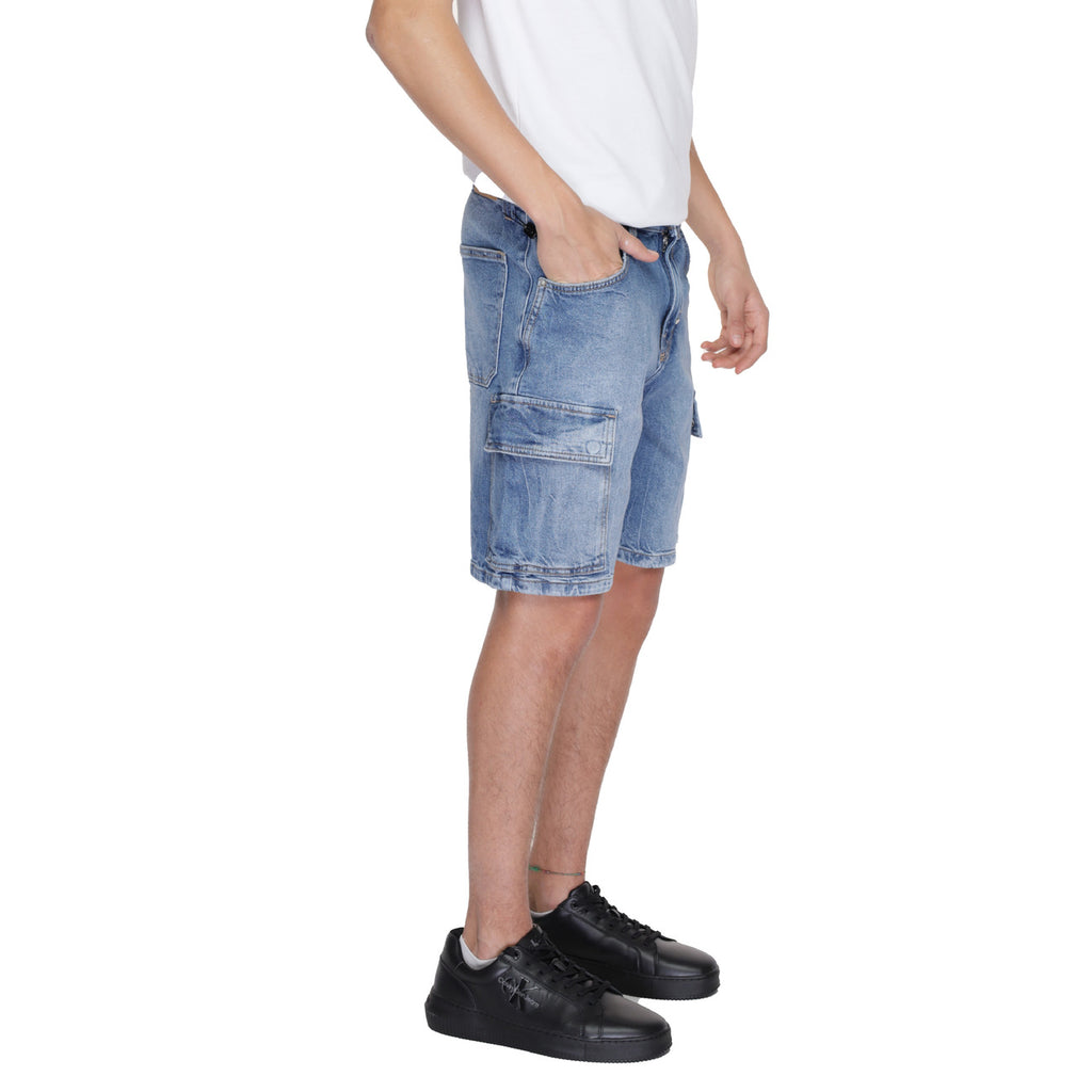 Antony Morato — bermuda ref. MMDS00078-FA750475 blauw voor heren — afbeelding 4