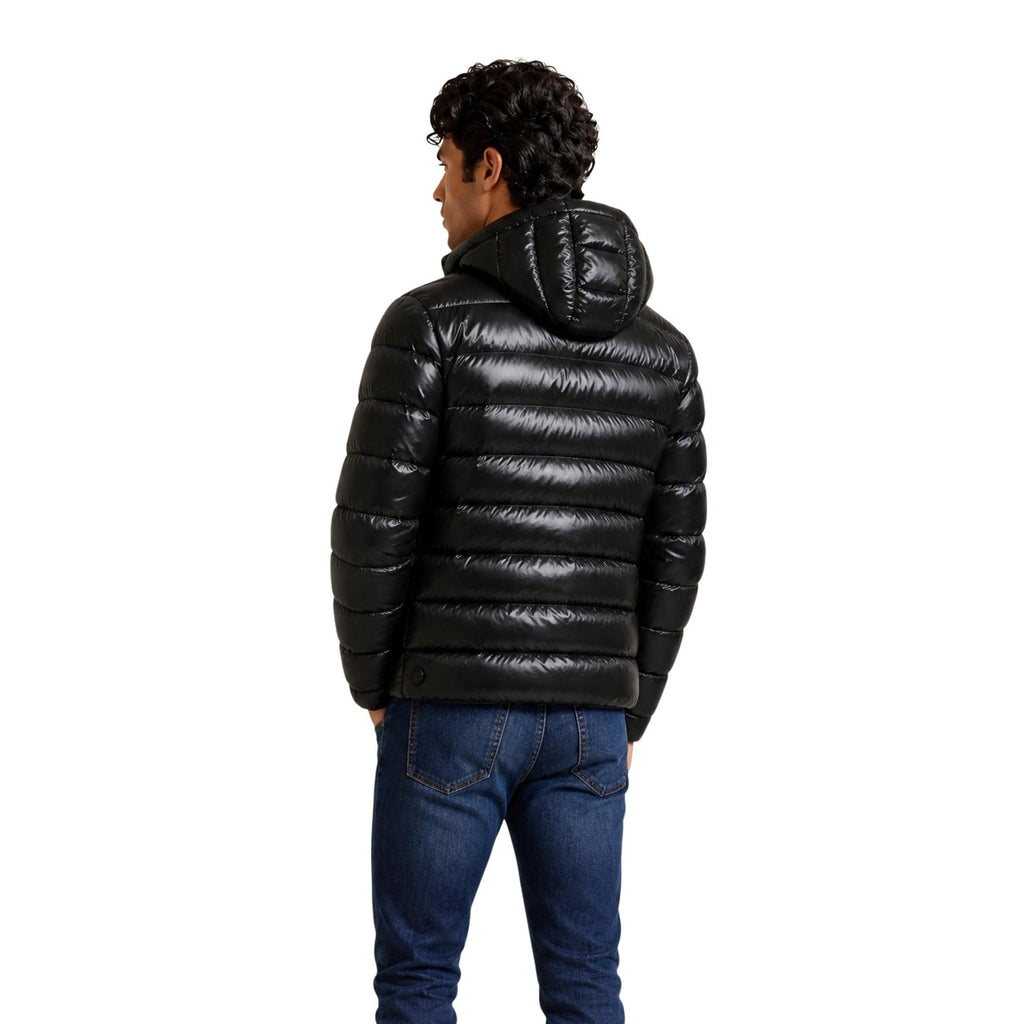 Colmar Originals — Men's black Quilted Hoodie Jacket — view 4