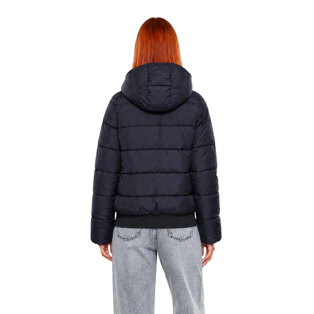 EA7 — jas met capuchon zwart voor dames — afbeelding 3