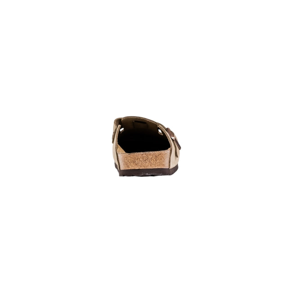 Birkenstock — Boston SFB aus beigem Leder — Ansicht 4