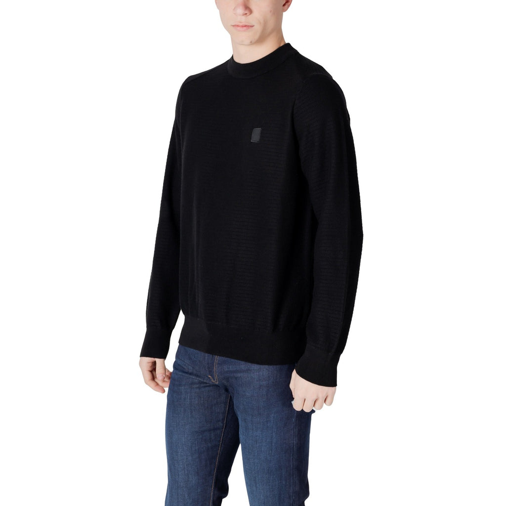 BOSS — Men's Anion_S cotton-cashmere sweater — view 3