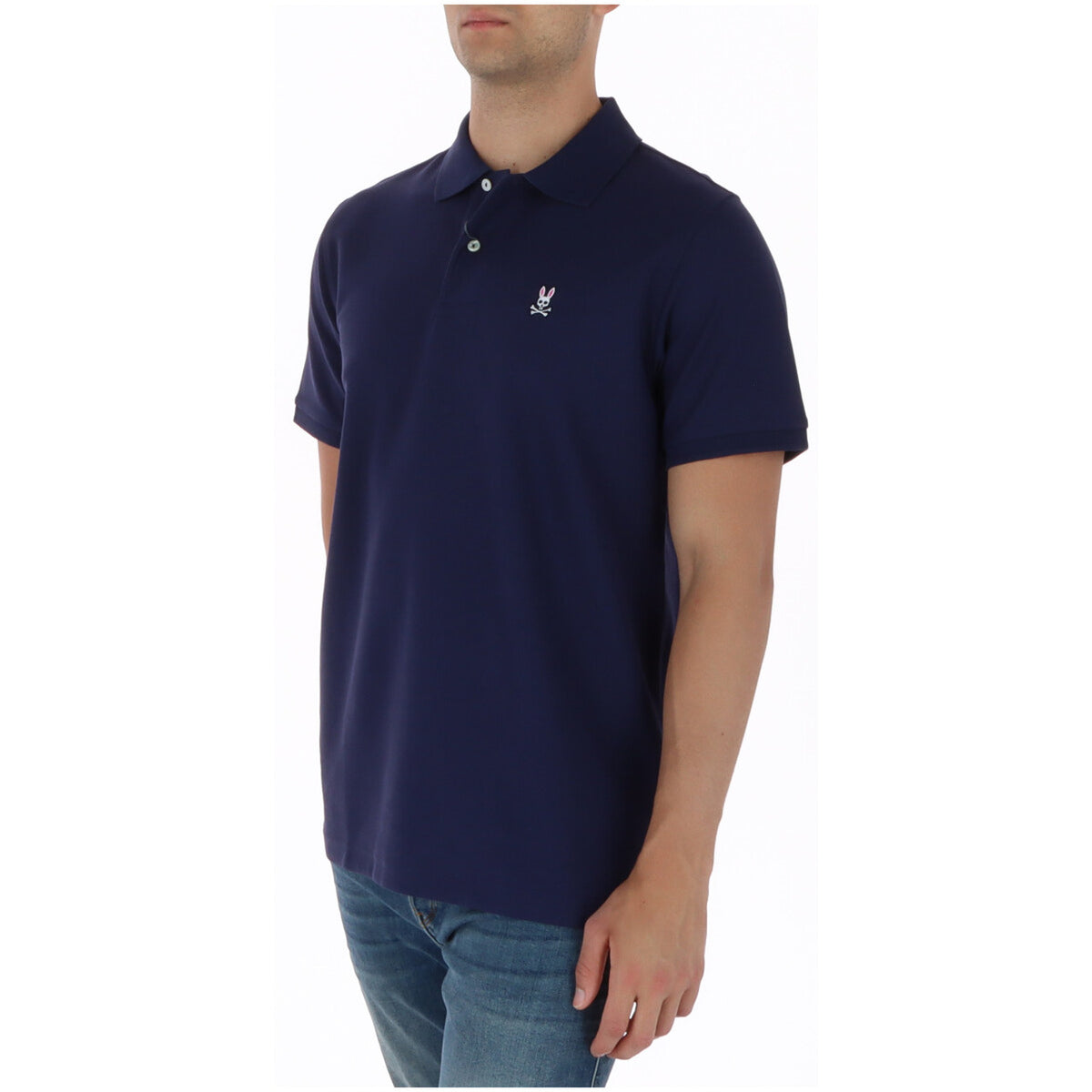 Psycho Bunny — Polo B6K001CRPC bleu homme — vue 3
