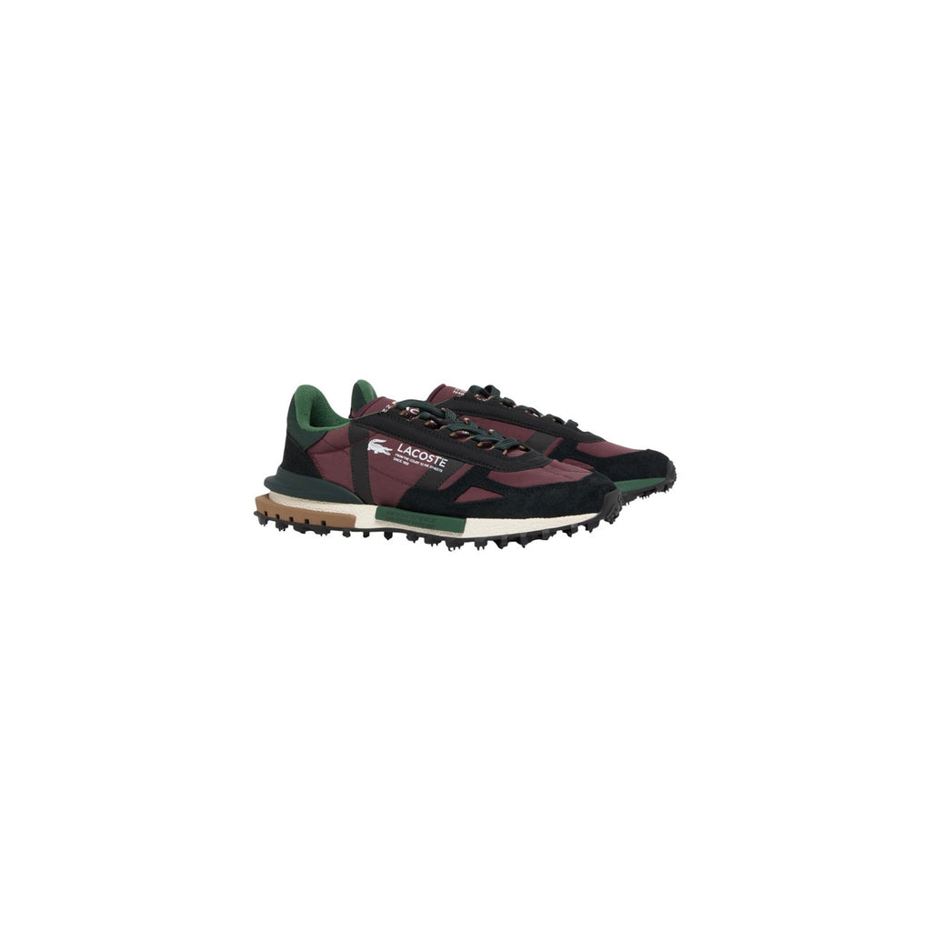 Lacoste — Baskets Elite Active 2263 bordeaux homme — vue 2