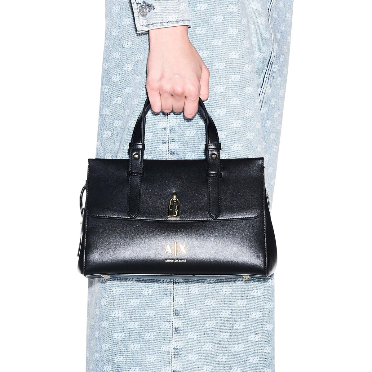 Armani Exchange — Women’s black shopper bag — view 2