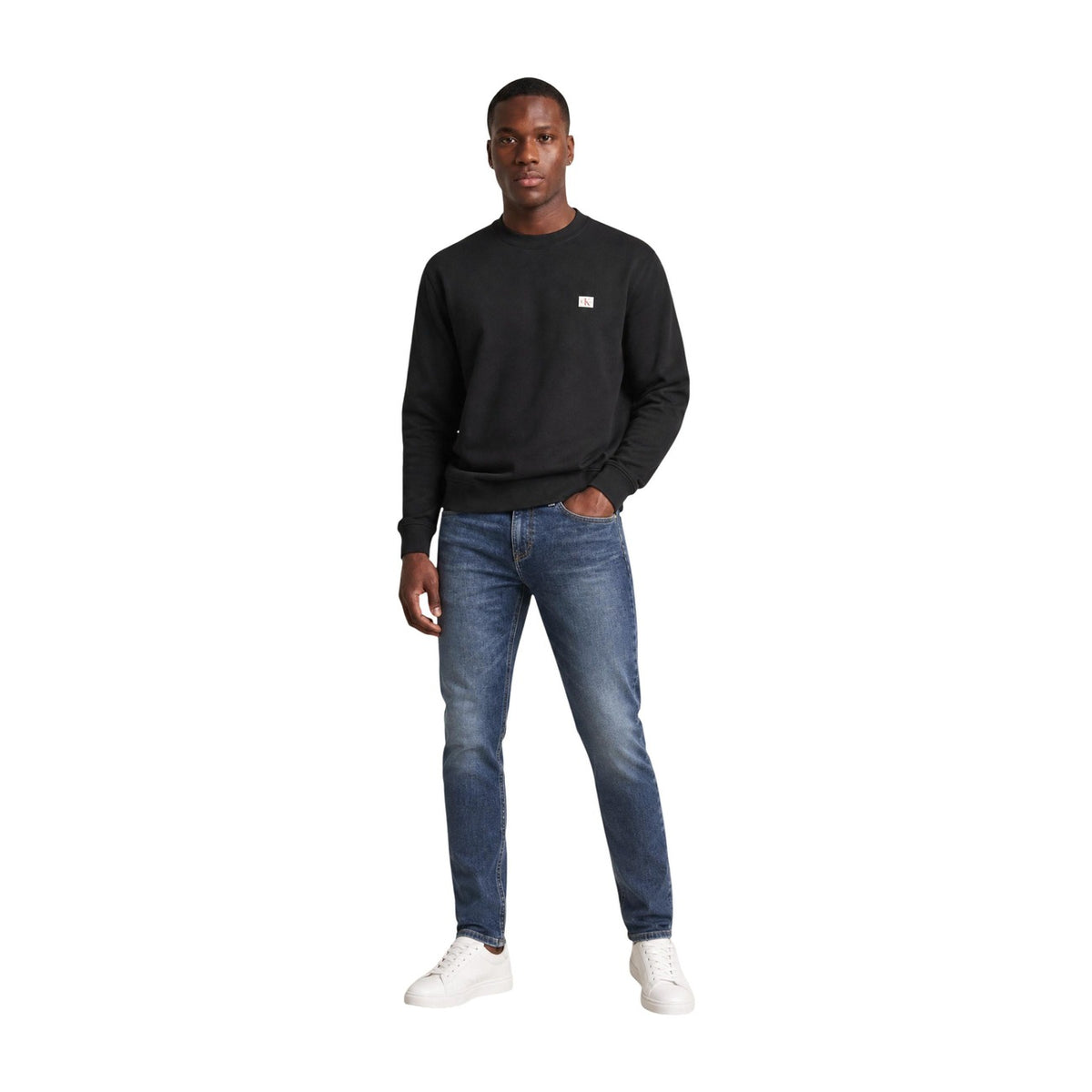 Calvin Klein Jeans — Men’s black sweatshirt — view 4