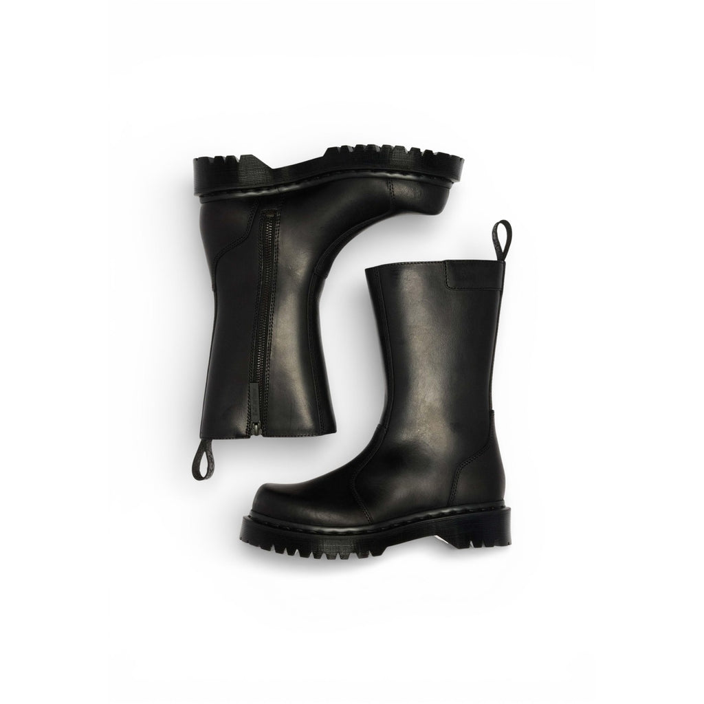 Dr. Martens — Bottes réf. 42803001 en cuir noir femme — vue 4