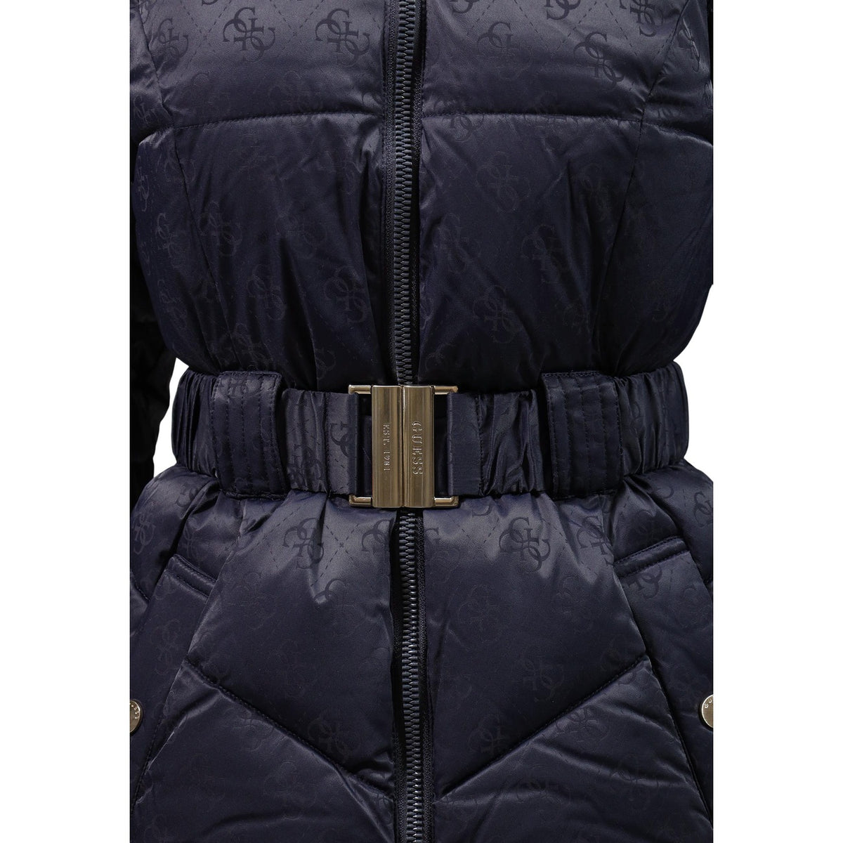 Guess — Doudoune New Imma Logo Midi femme — vue 2