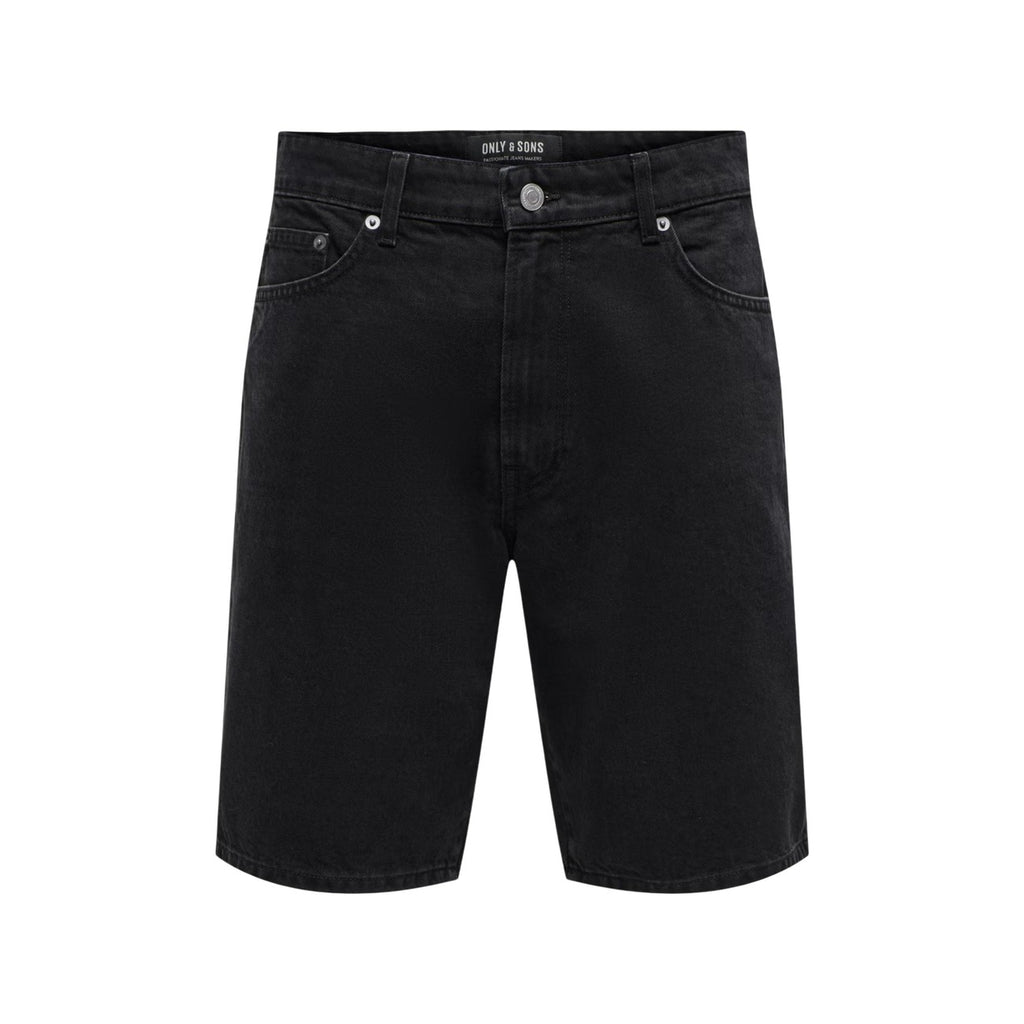 Only & Sons — Short Fade noir homme — vue 3