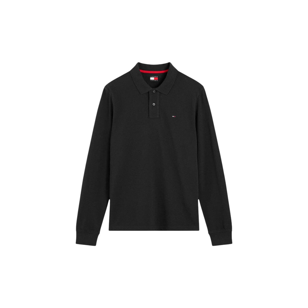Tommy Jeans — Polo noir homme — vue 2