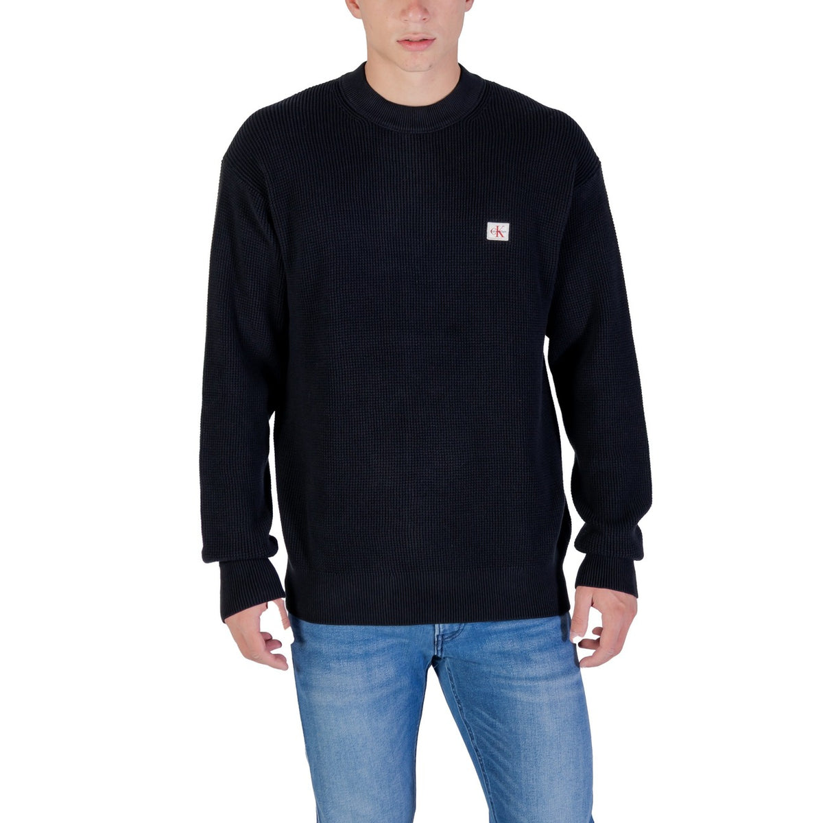 Calvin Klein Jeans — Pull LV04RD313G beige homme — vue 5