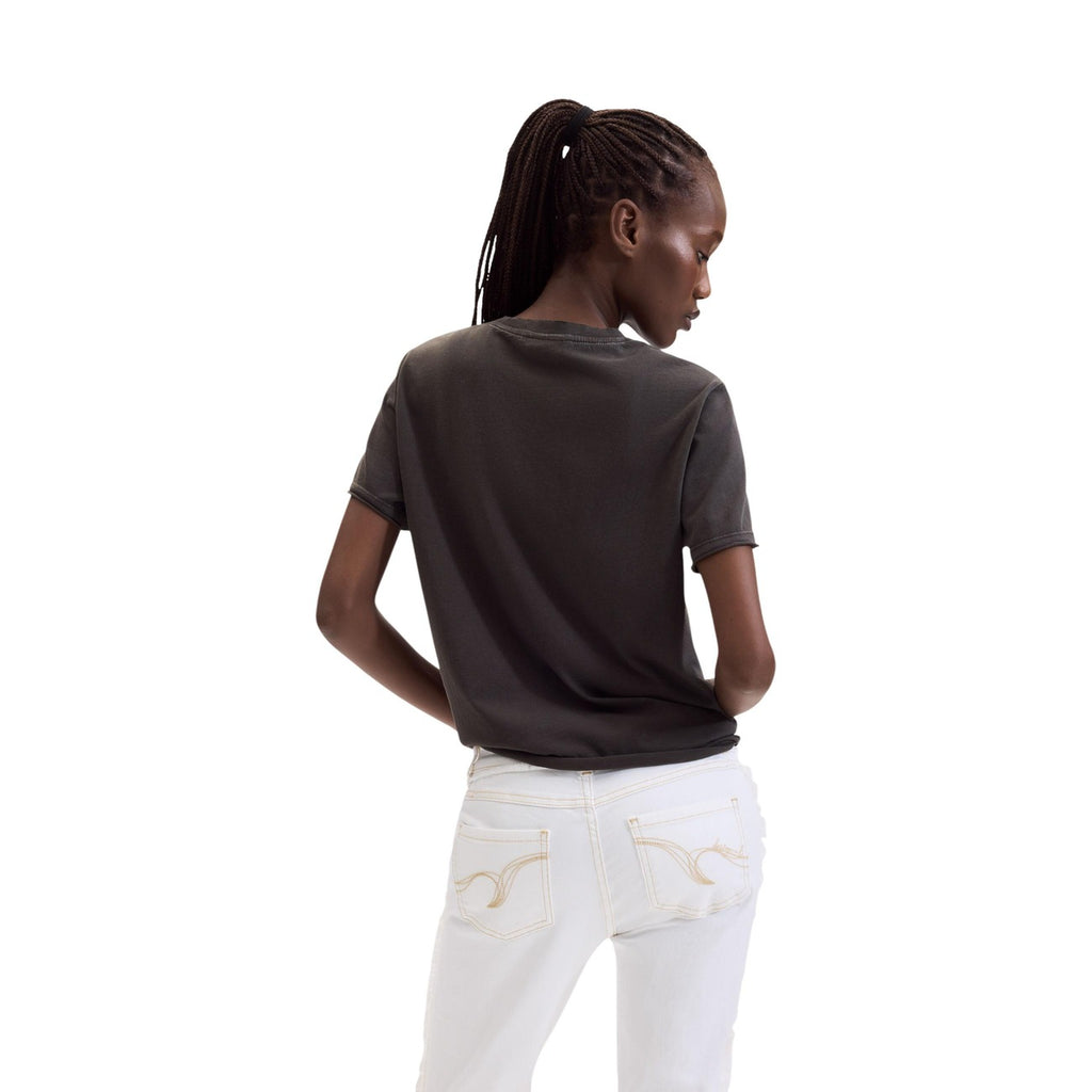 Desigual — T-shirt Neena zwart dames — afbeelding 4