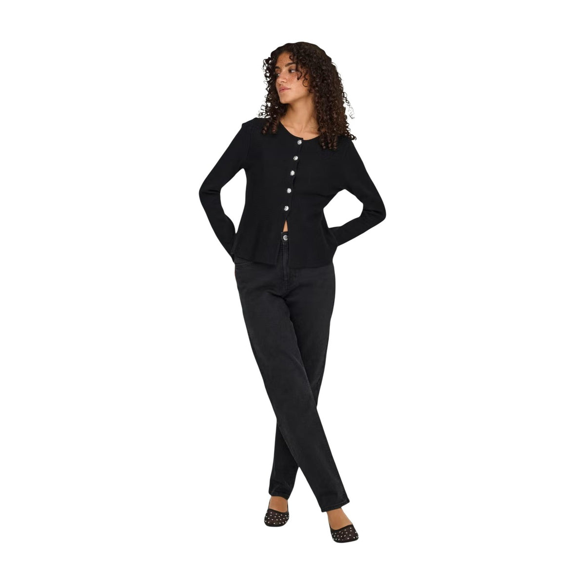 Only — Knitted sweater ref. MELLI black woman — view 4
