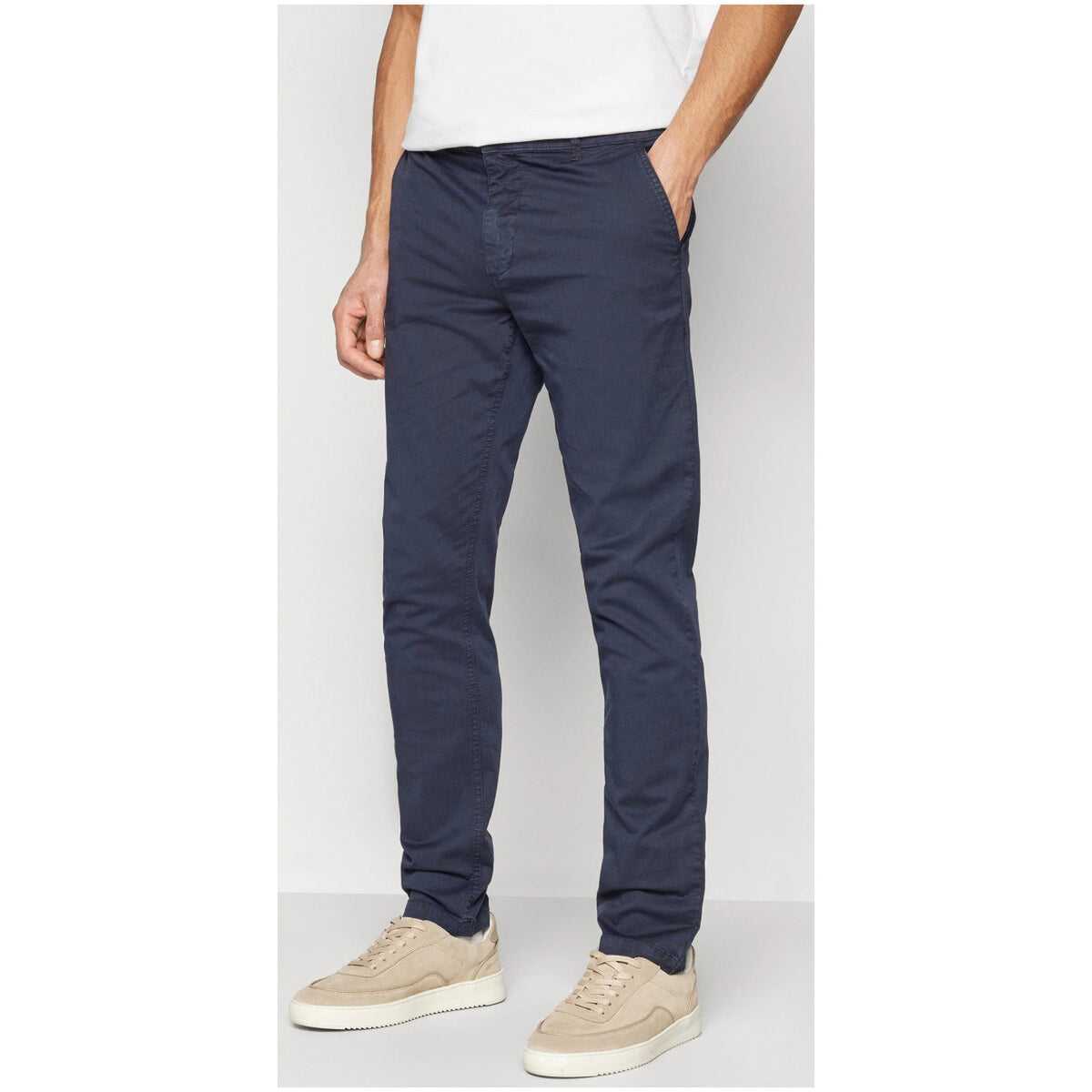 Lyle & Scott — Pantalon noir en coton mélangé homme — vue 5