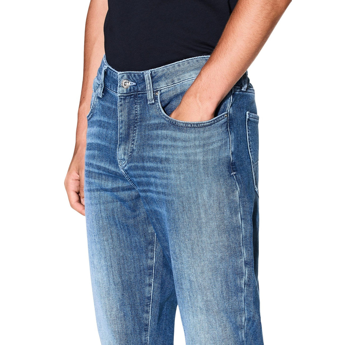 Armani Exchange — Men's blue stretch jeans XM000070 — view 4