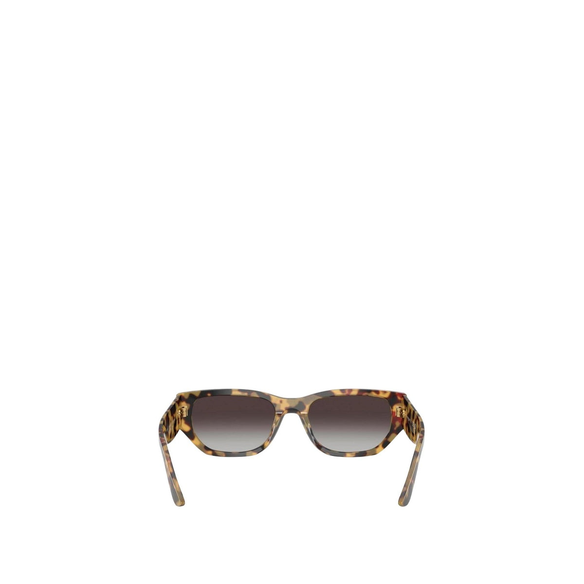 Vogue Eyewear — Rechthoekige zonnebril van bruin acetaat voor dames — afbeelding 4