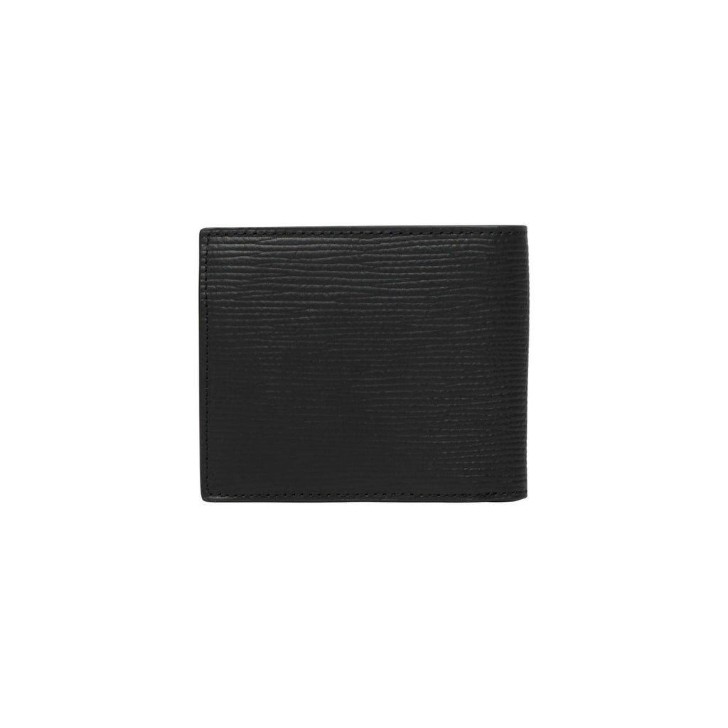 Tommy Hilfiger — Schwarze Business Saffiano Herren-Geldbörse mit Münzfach — Ansicht 2