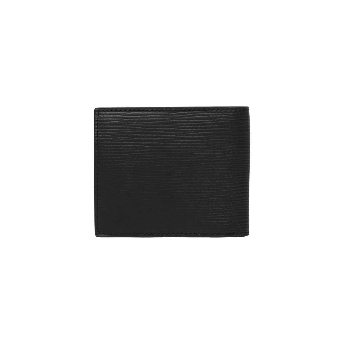 Tommy Hilfiger — Schwarze Business Saffiano Herren-Geldbörse mit Münzfach — Ansicht 2