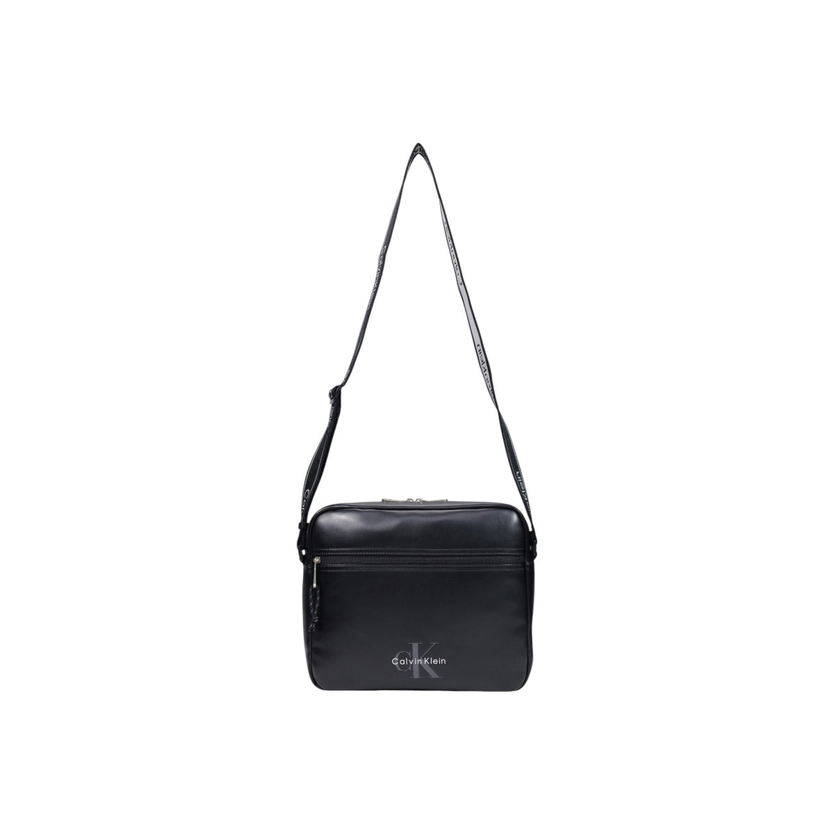 Calvin Klein — Sac noir réf. BOLD LOGO WEBBING LAPTOP FLIGHT homme — vue 5