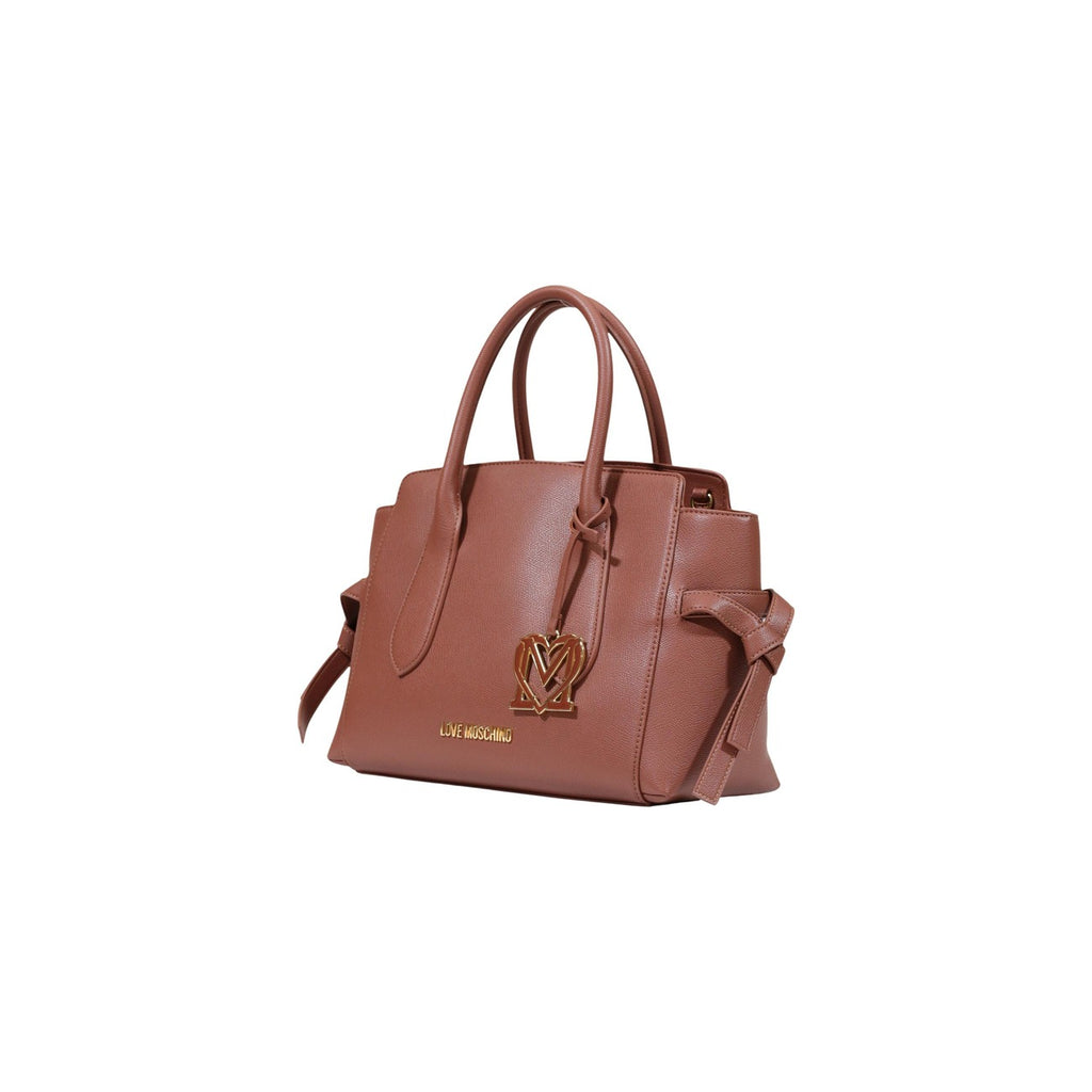 Love Moschino — Braune Umhängetasche 13 × 25 × 13 cm Damen — Ansicht 2