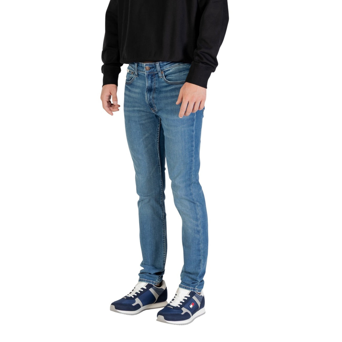 Calvin Klein Jeans — Jean tapered bleu homme — vue 3