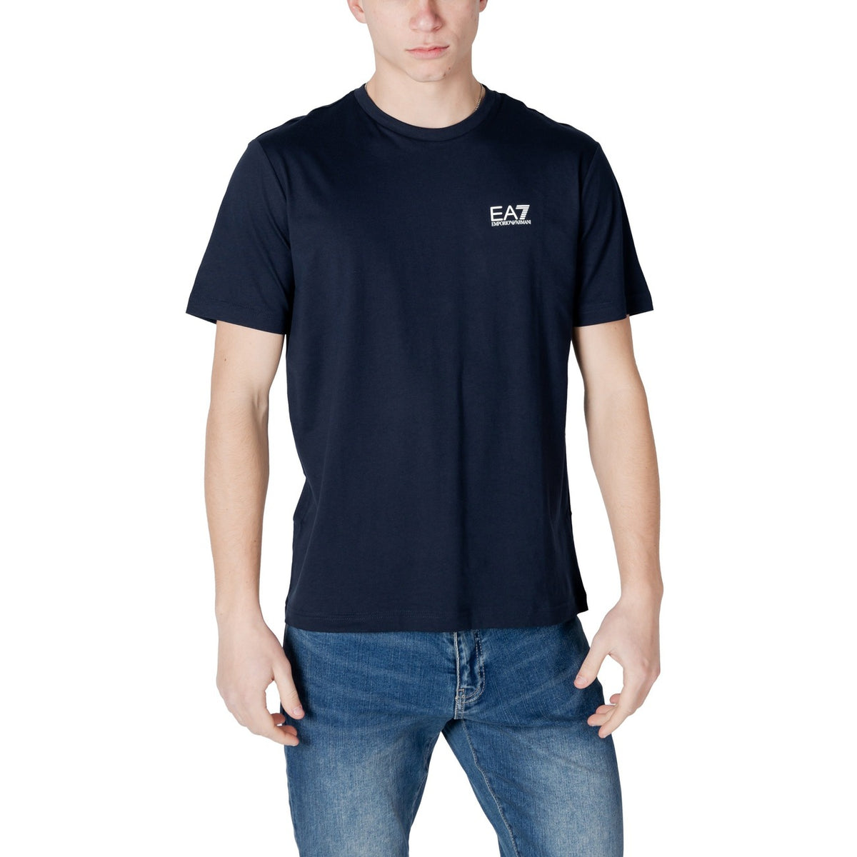EA7 — Schwarzes Herren-T-Shirt — Ansicht 6