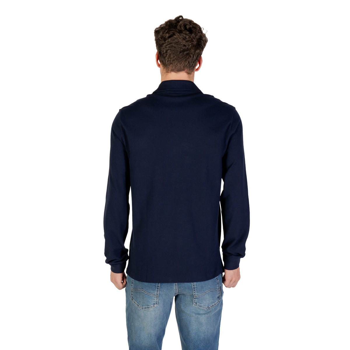 Lacoste — Polo L.12.12 L1312 à manches longues homme — vue 3 — Bleu