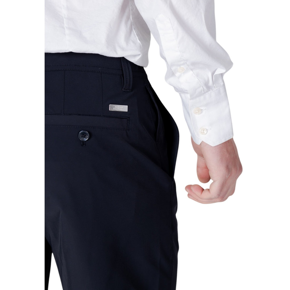 Armani Exchange — Technical Bermuda shorts 8NZS49 blue for men — view 5
